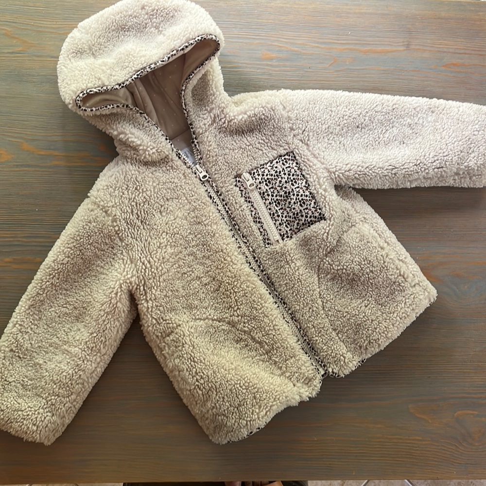 Zara Hooded Coat 4-5 Years